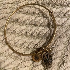 Alex and Ani Compass Charm Bangle Bracelet